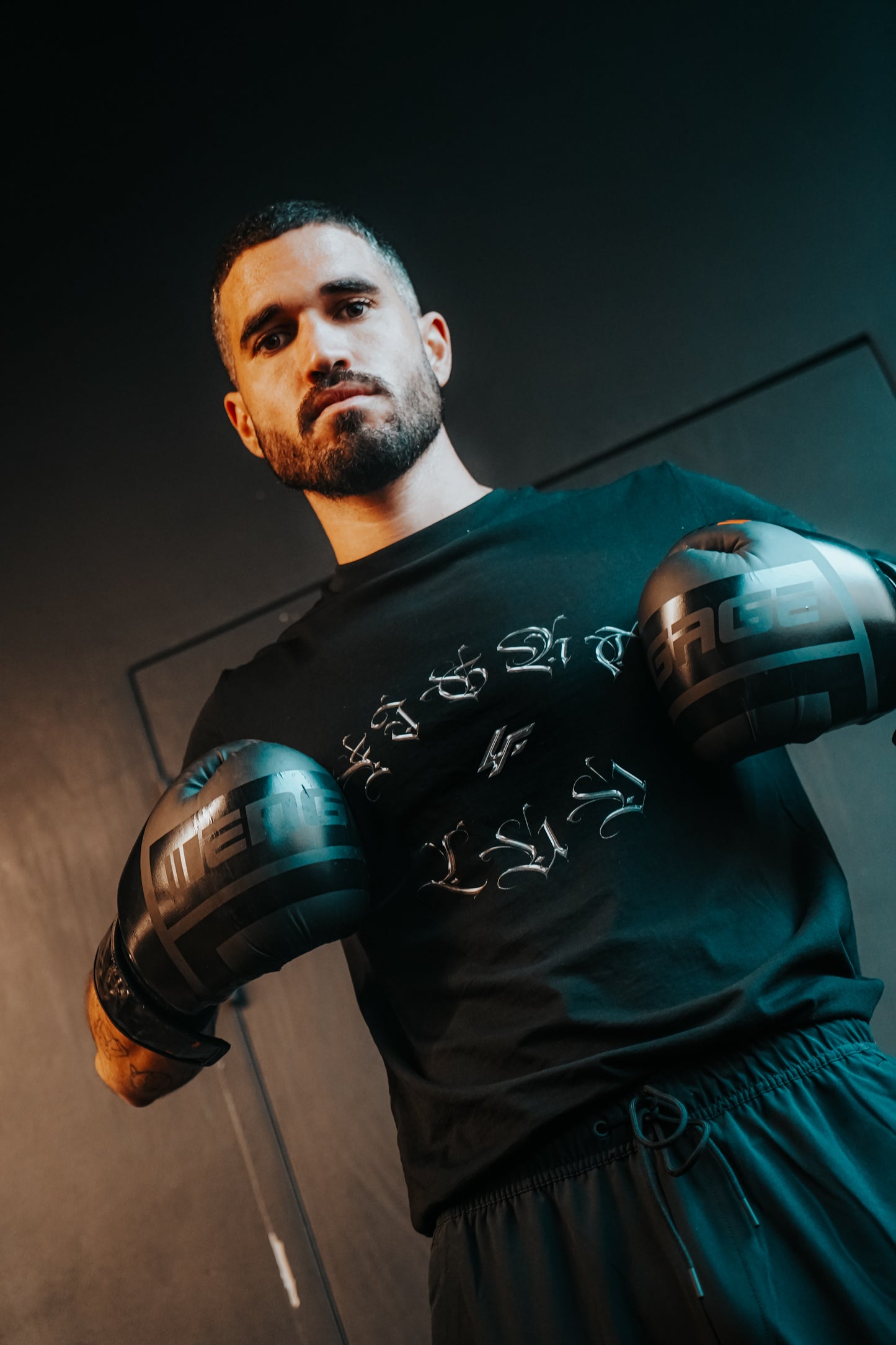 'Eye 444 Eye' Black TEE